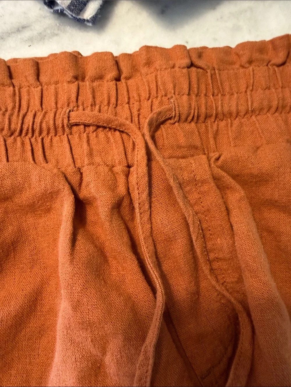 Two pairs of linen shorts size XS